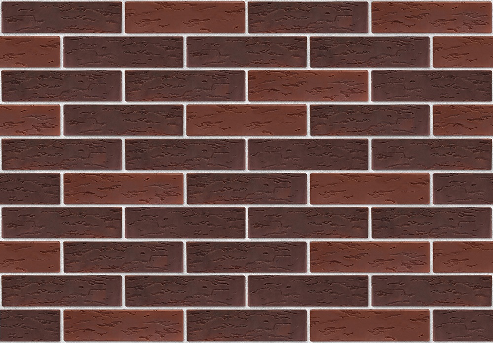 Кирпич облицовочный Воротынский Кортен антик микс 1нф М-150