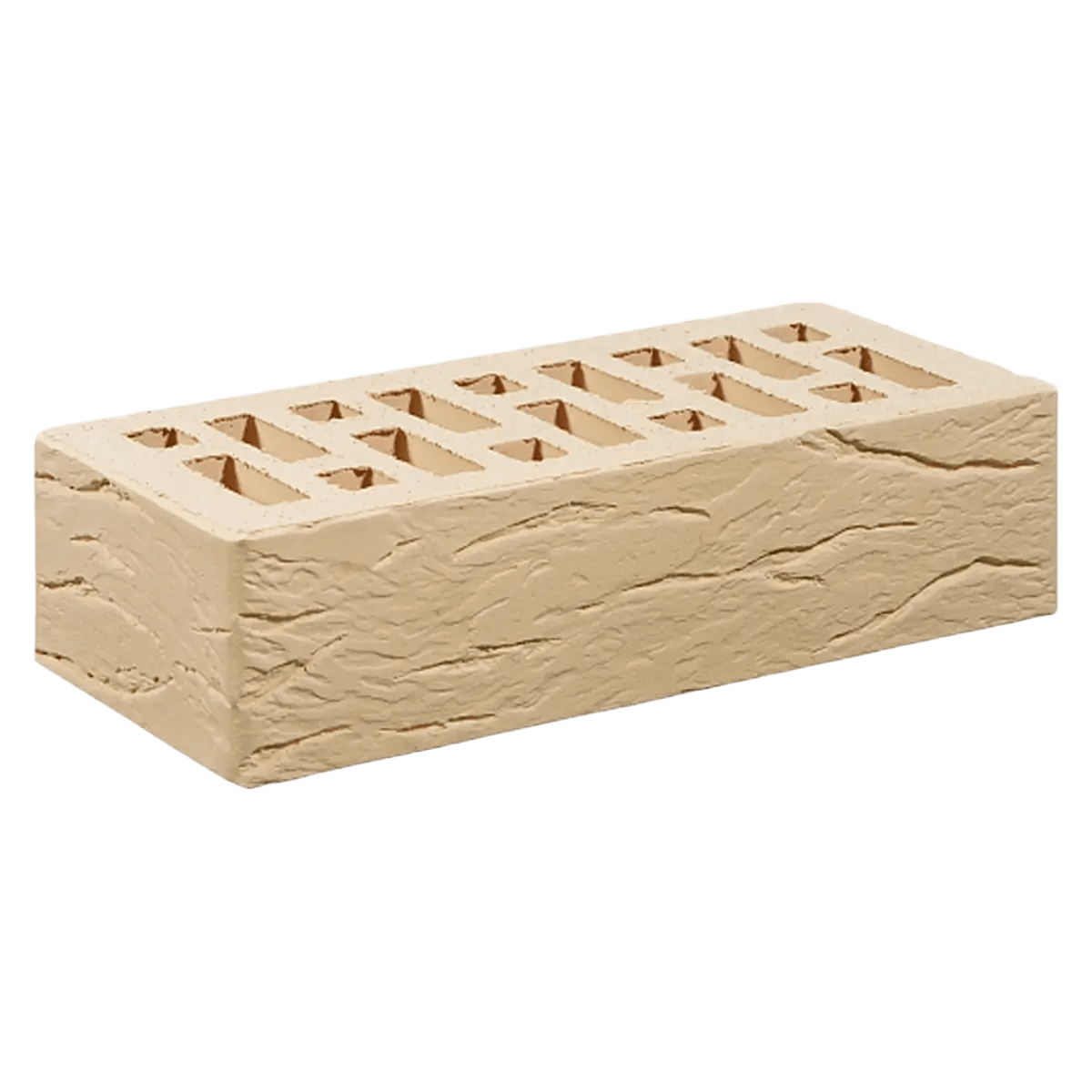 Кирпич облицовочный Старый Оскол Белый Руст 1нф М 175