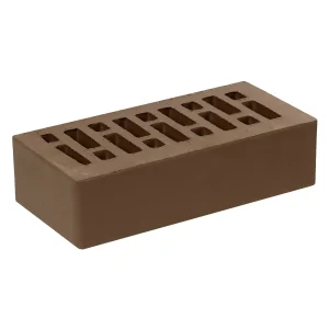 Кирпич облицовочный Старый Оскол Коричневый 1нф М 175